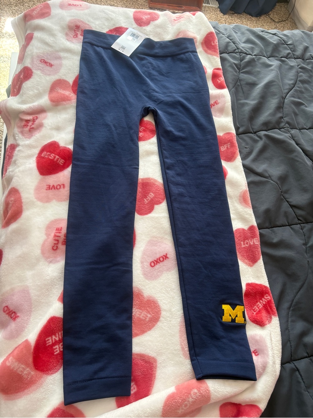 Women’s Navy Leggings - college football